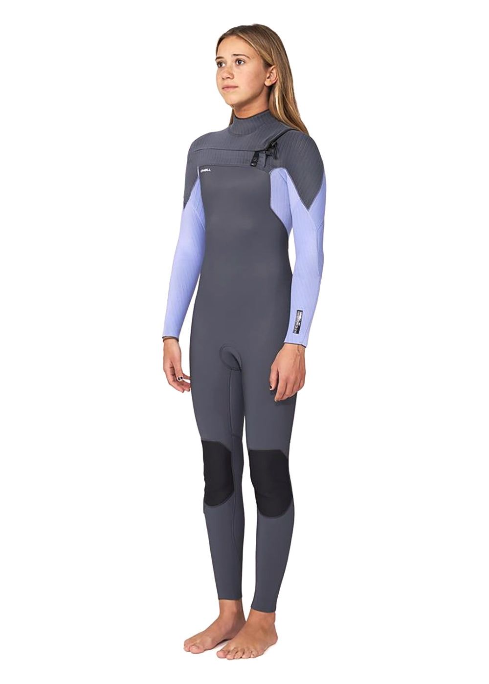 ONeill Girls Hyperfreak 3/2mm CZ Steamer Wetsuit for Kids - Warm & Flexible Neoprene Surfing Suit for Cold Water Swimming, Surfing & Diving