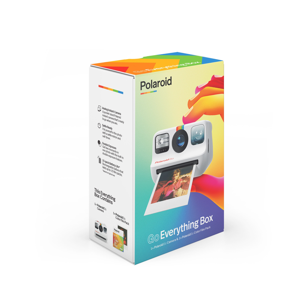 Polaroid GO Instant Film Camera Bundle - Mini Portable Photo Printer & Accessories Kit for Travel, Parties & Memories