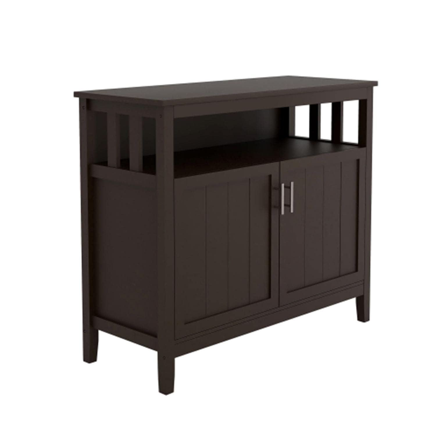 Modern Kitchen Cabinet with Storage - Sideboard Buffet Server Cupboard, 2-Door Cabinet Console Table with Shelves | Perfect for Dining Room Storage, Kitchen Organization & Buffet Serving