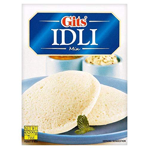 Authentic Indian Gits Rice Idli Mix - 200g (Pack of 1) | Instant South Indian Breakfast Mix | Perfect for Quick Idli, Dosa & Steamed Rice Cakes at Home
