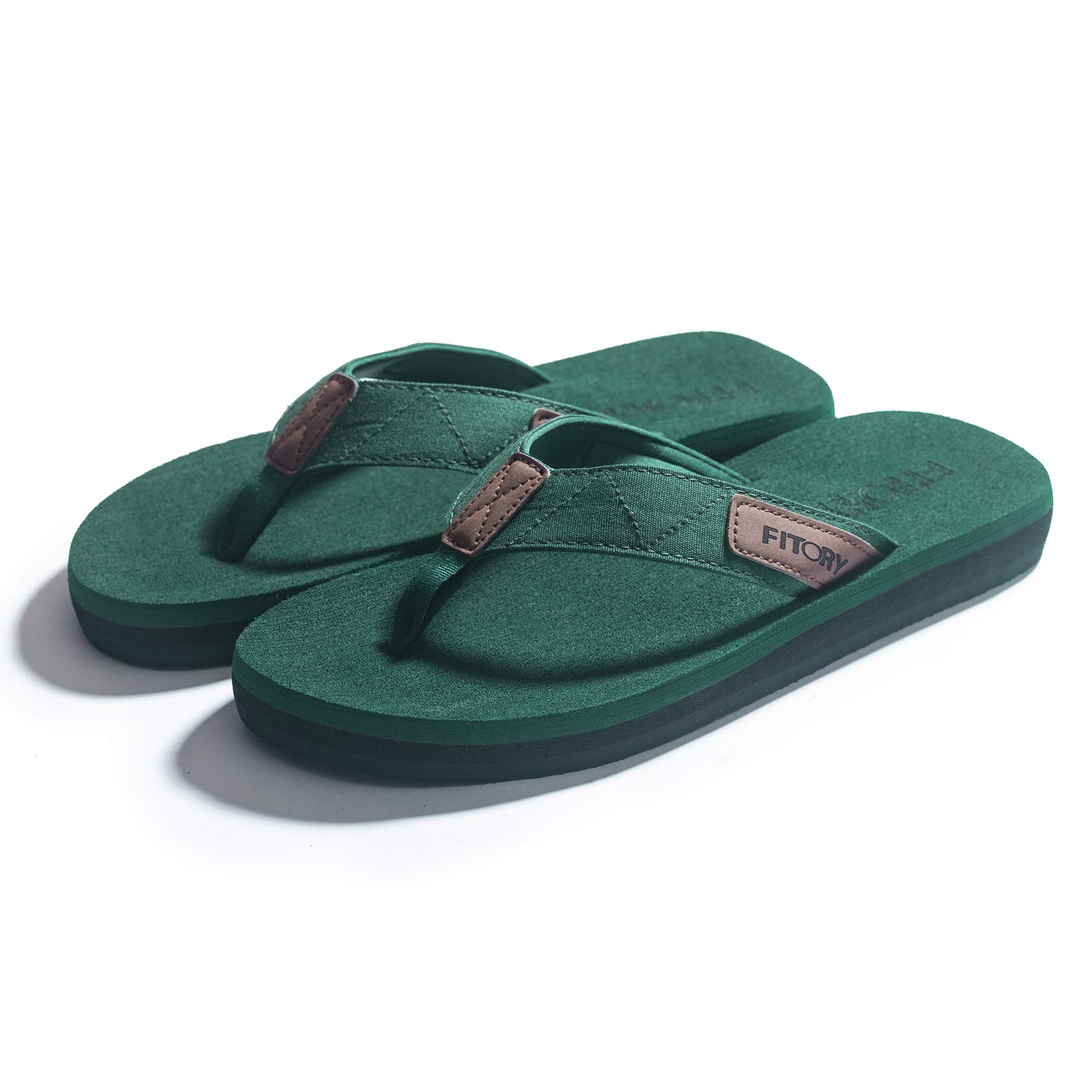 FITORY Men's Comfortable Flip Flops Sandals - Lightweight Beach Slippers for Men Size 6-15 | Perfect for Pool, Vacation, and Summer Outdoor Activities