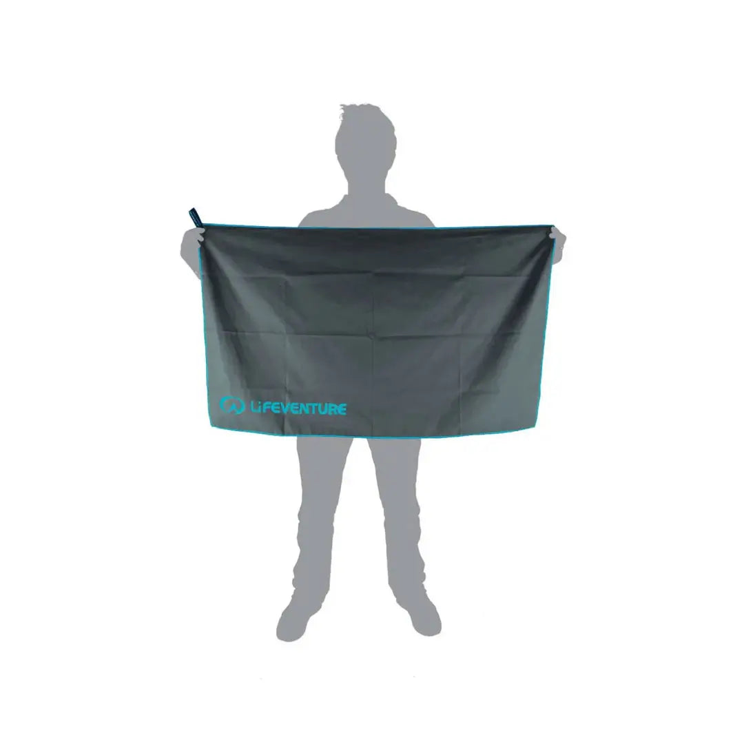 Lifeventure SoftFibre Recycled Travel Towels - Large Size, Quick Dry & Eco-Friendly - Perfect for Camping, Hiking, Beach & Gym