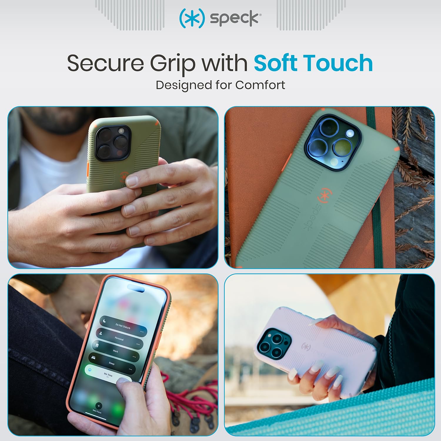 Speck CandyShell Grip Case for iPhone 15/14/13 (6.1