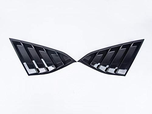 Honda Accord 2018-2022 Side Window Louvers Vent Cover Trim - 2PCS ABS Carbon Fiber Car Accessories for Enhanced Style & Protection | Perfect for Street Racing, Car Shows, and Daily Driving