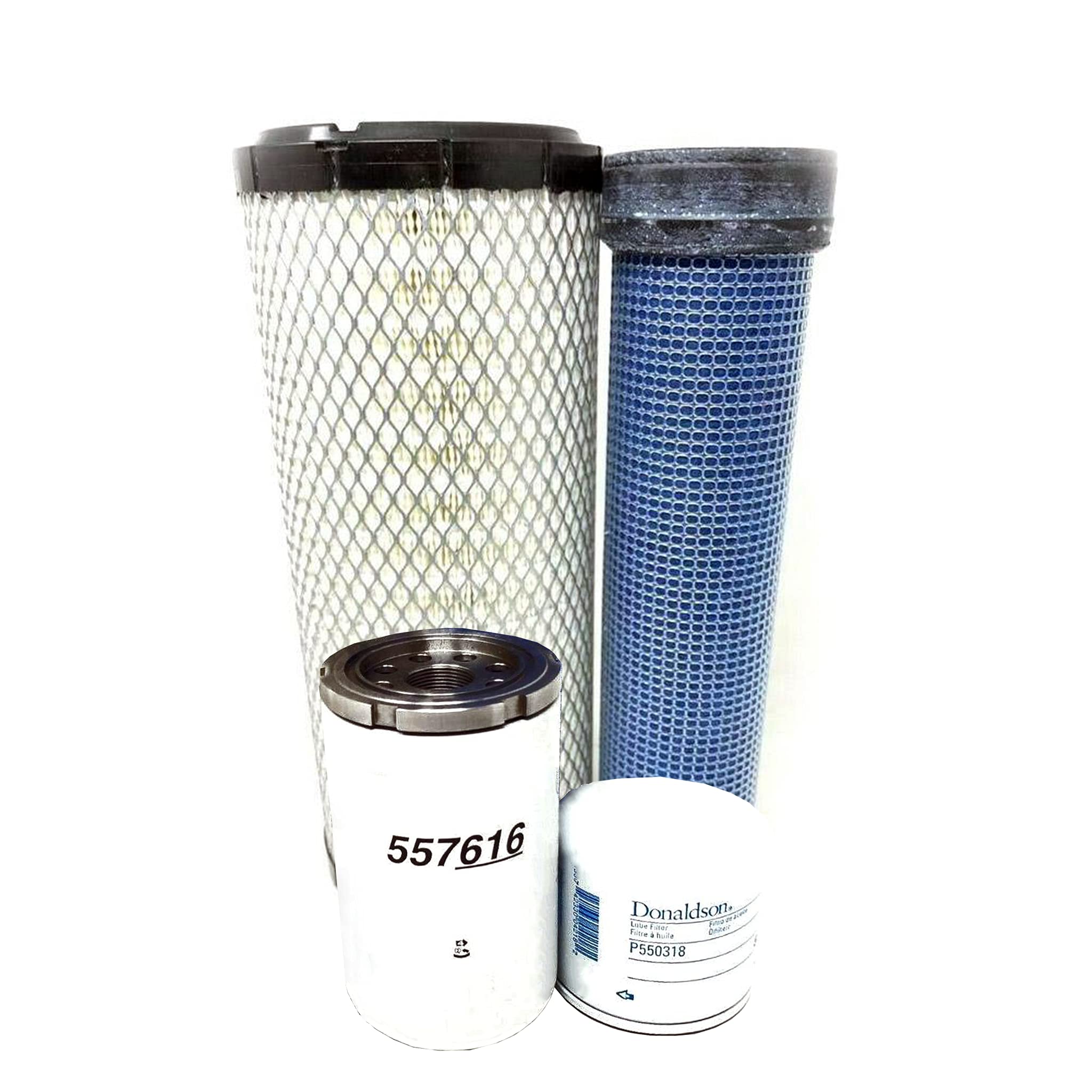 CFKIT Maintenance Filter Kit for Kubota SVL65-2 Track Loaders - Air, Oil & Hydraulic Filters Replacement - Perfect for Construction & Farm Equipment Maintenance
