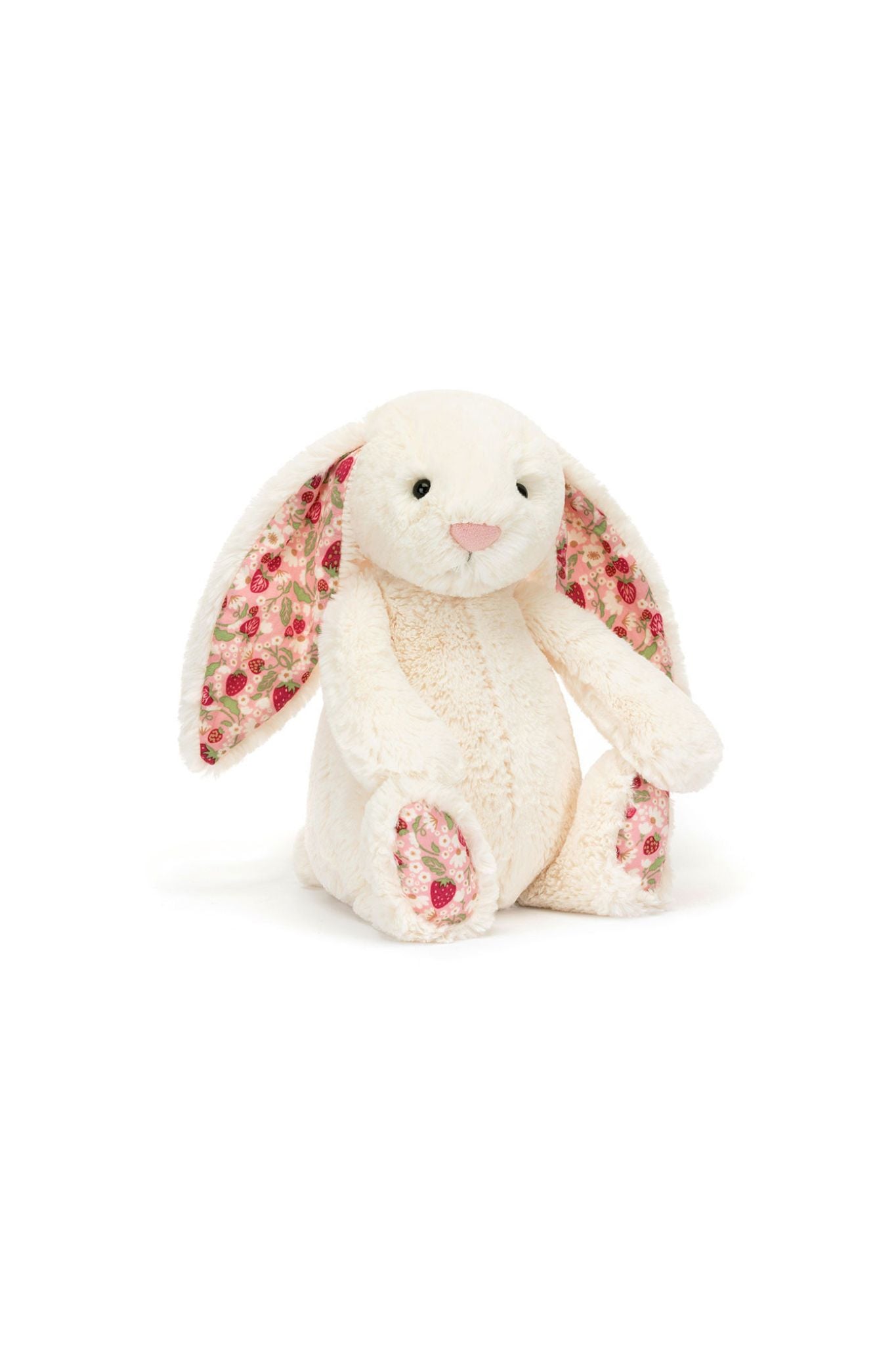 Original Blossom Cream Bunny 'Berry' Plush Toy - Soft & Cute Stuffed Animal for Kids, Gift for Girls, Nursery Decor, Easter Basket Filler