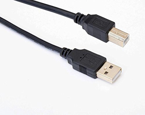 8 Feet USB Cable for Thermal Receipt Printers - Compatible with WELQUIC, Arturia MicroBrute, Elektron Digitone & Fujitsu fi-7162 - Fast Data Transfer for POS Systems, Synthesizers & Document Scanners