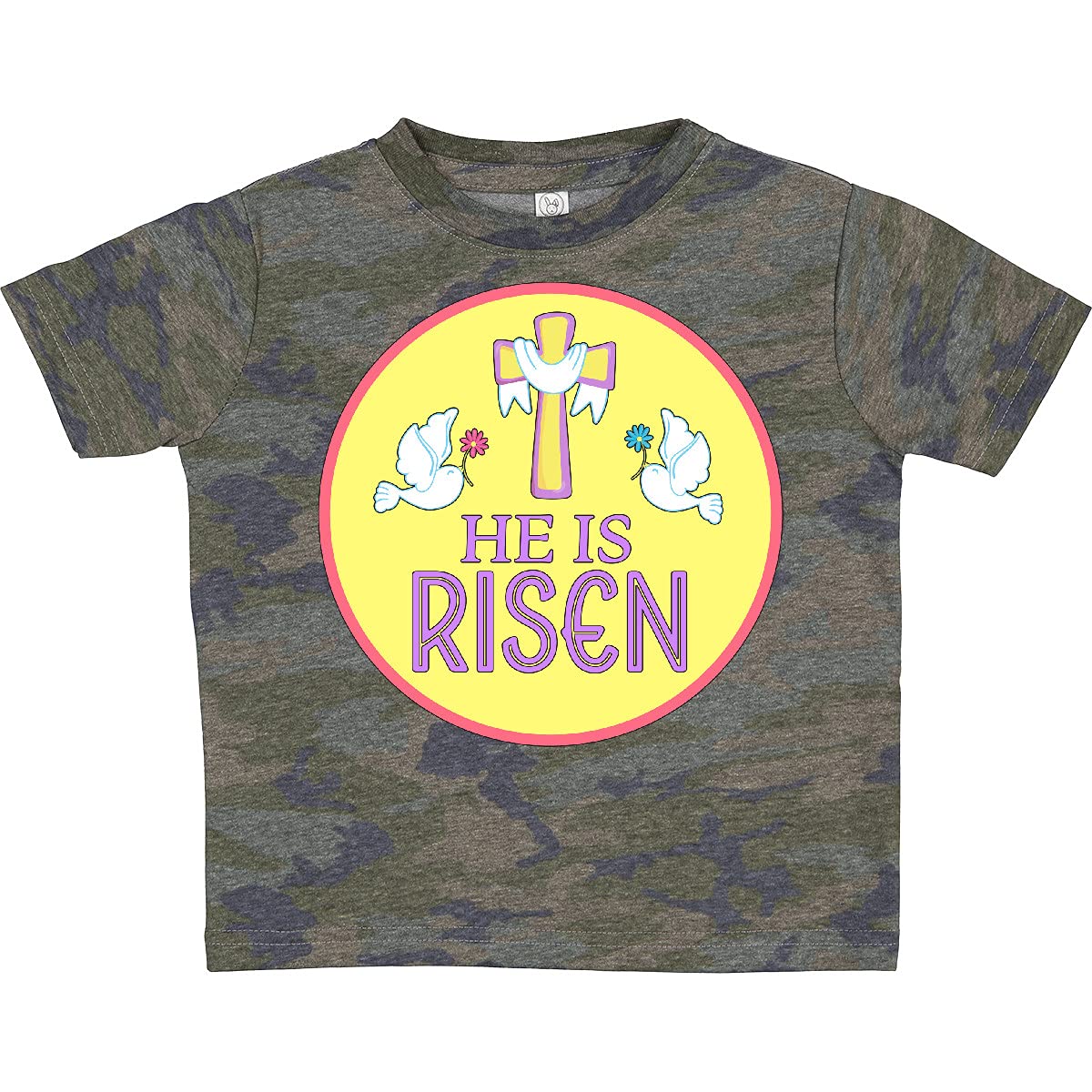 He is Risen Easter Toddler T-Shirt - Christian Holiday Outfit for Boys & Girls - Perfect for Church, Egg Hunts & Family Celebrations