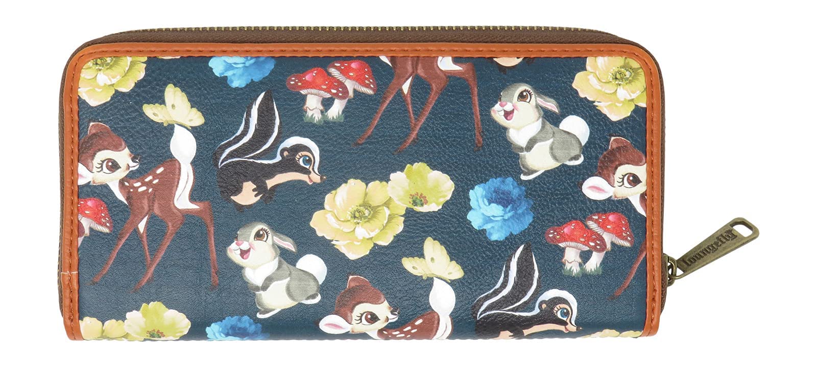 Disney Bambi and Friends Zip-Around Wallet - Loungefly Official Licensed Character Wallet for Women & Girls - Perfect for Disney Fans, Collectors, and Everyday Use at Parks, Shopping, or Travel