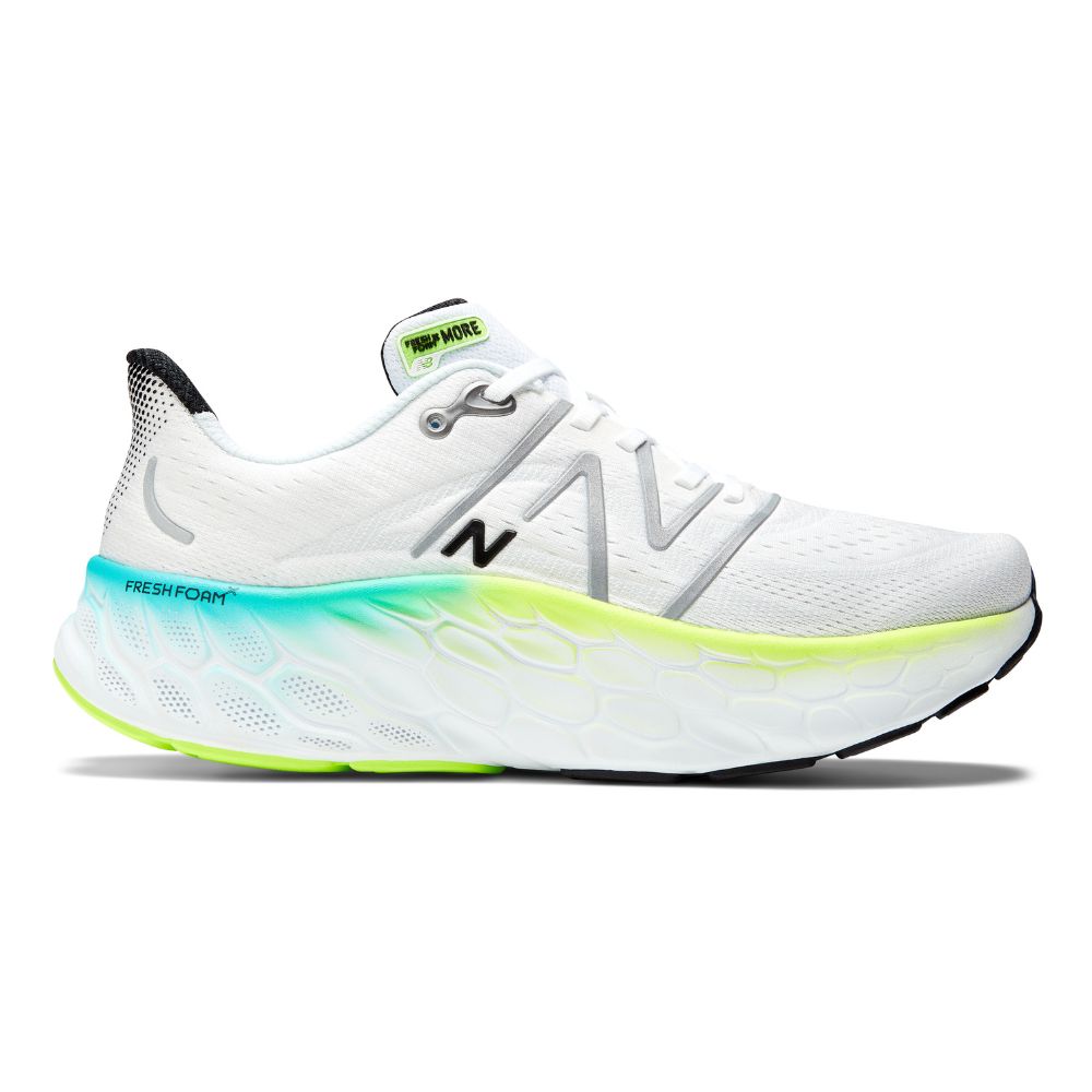 New Balance Men's Fresh Foam X More V4 Running Shoes - Lightweight Cushioned Sneakers for Jogging, Gym & Everyday Wear
