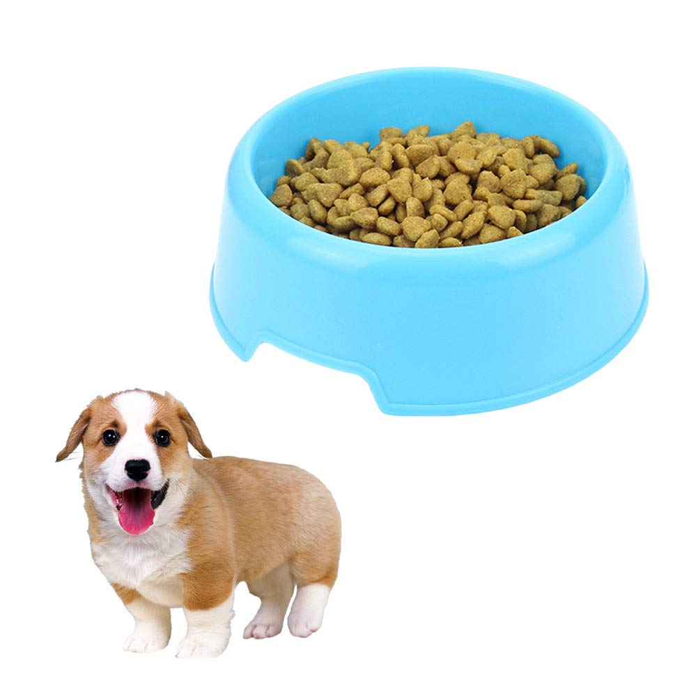 2pcs Round Pet Bowl for Dog Food & Water - Durable Feeding Dishes for Pets
