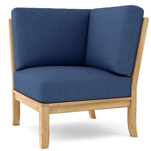 Natsepa Corner Modular Deep Seating Chair - Comfortable Outdoor Patio Furniture for Backyard, Poolside & Garden Relaxation