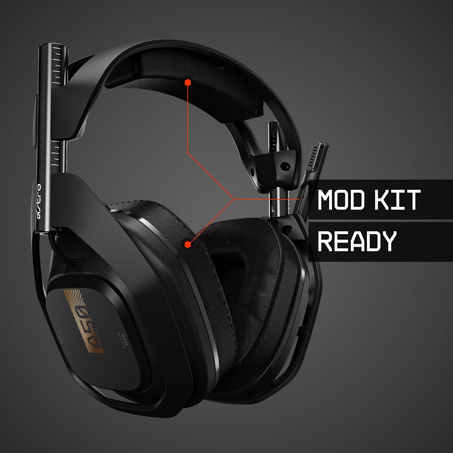ASTRO Gaming A50 Wireless Gaming Headset with Base Station Gen 4 - Xbox Series X|S, Xbox One, PC & Mac Compatible - Black/Gold - Premium Surround Sound for Gaming, Streaming & Virtual Meetings