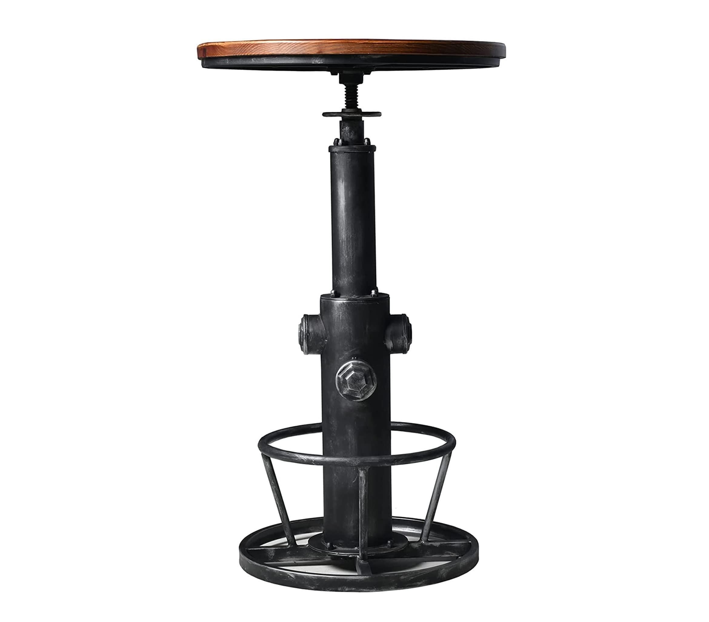 LOKKHAN Adjustable Height Industrial Bar Table 38.6