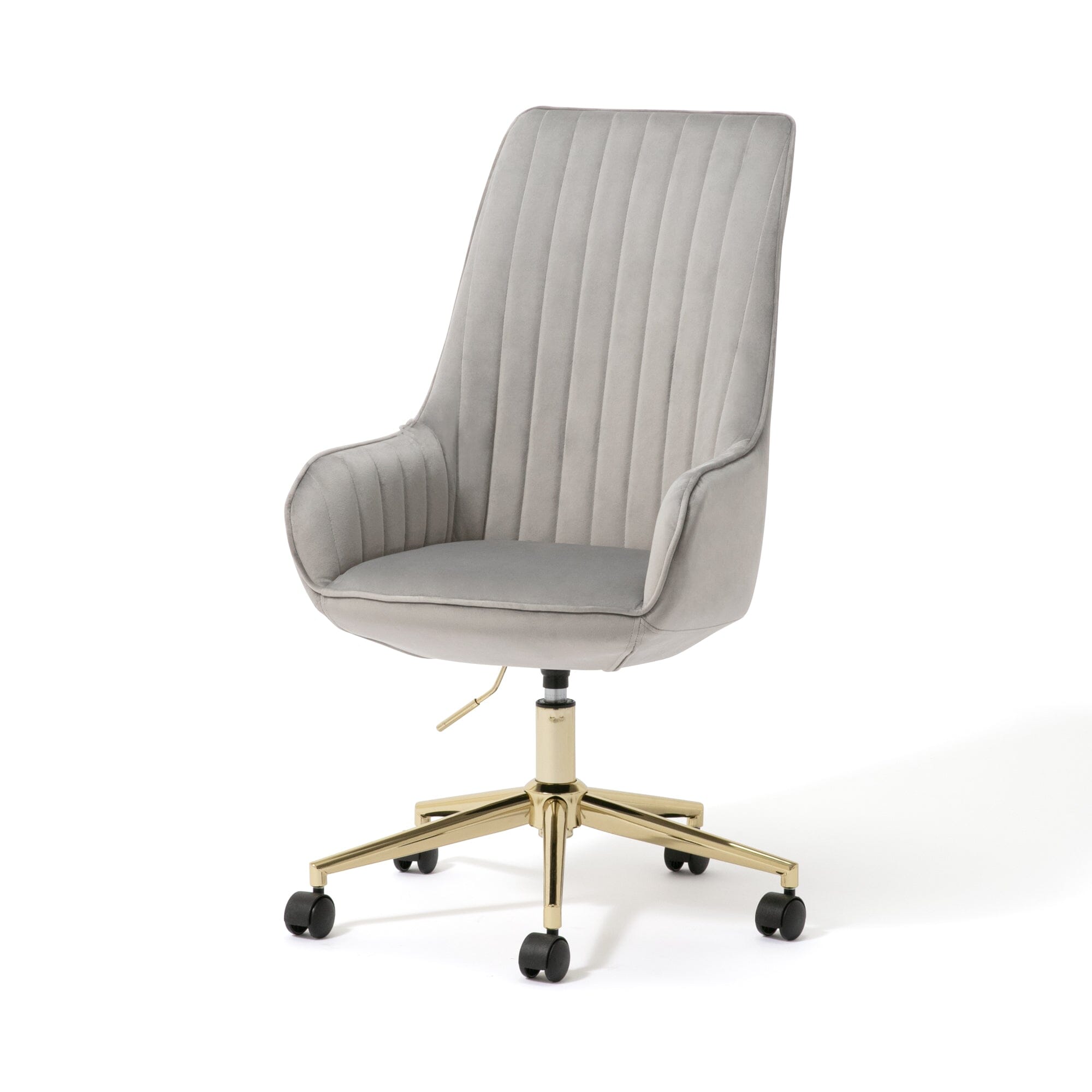 Eldorado High Back Office Desk Chair - Ergonomic Executive Chair with Adjustable Height, 660x700x980mm, Gray - Perfect for Home Office, Gaming, and Workspaces