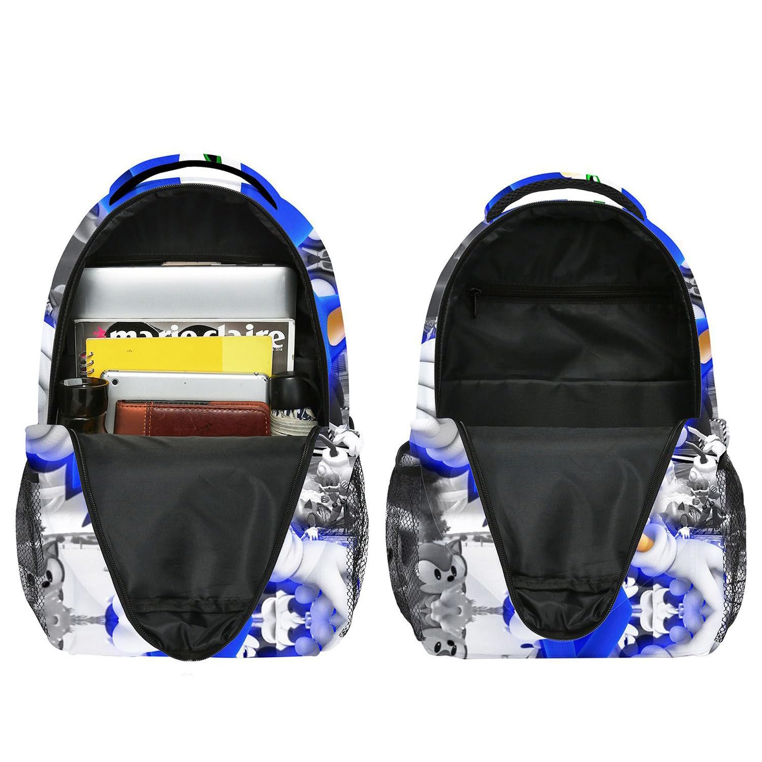 Horror Game Themed Kids Backpack - Cute Cartoon School Bag with Large Capacity for Boys & Girls - Perfect for School, Travel & Halloween Costumes