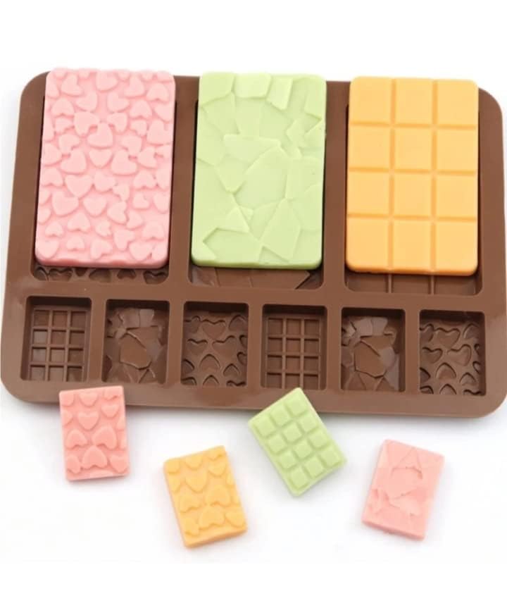 Premium Silicone Chocolate Bar Mold - 9 Slot Protein Bar Mould for DIY Baking, Candy Making & Crafting - Perfect for Homemade Treats, Party Favors & Gift Packaging