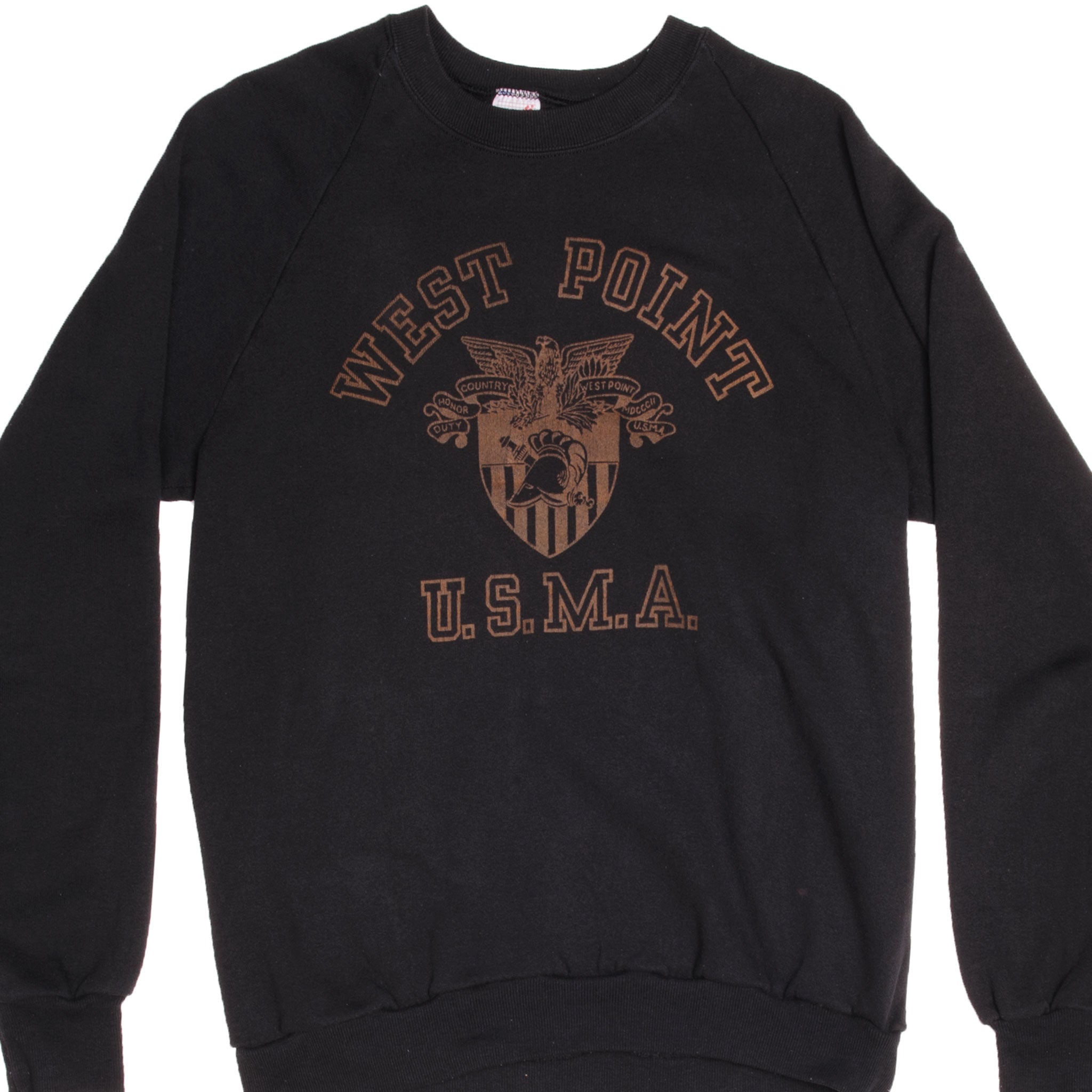 Vintage West Point USMA Sweatshirt 1980s - Large Size, Made in USA - Classic Army Style Pullover for Military Enthusiasts & Collectors