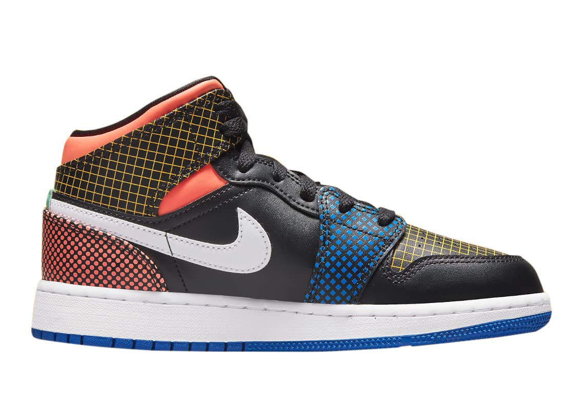 Air Jordan 1 Mid MMD Sneakers for Kids - Stylish Basketball Shoes for Boys & Girls - Perfect for School, Sports & Casual Wear