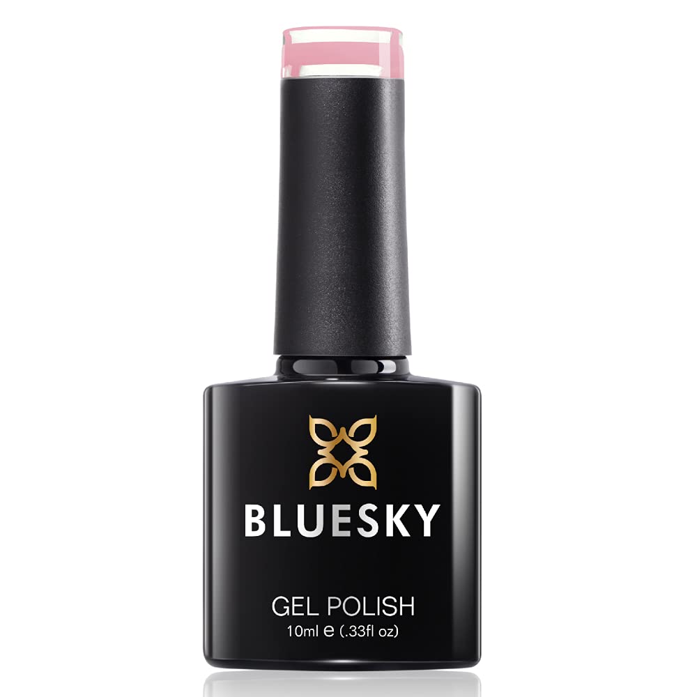 Bluesky Gel Nail Polish - Dolly Mixture Pastel 03 Light Pink | Long Lasting Chip Resistant UV/LED Nail Gel | 10ml Bottle | Perfect for Spring Nails, Bridal Manicures & Everyday Wear