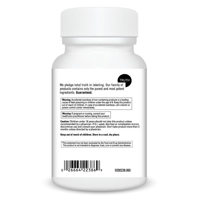Davinci Labs Iron Bisglycinate 25mg - Gentle on Stomach, High Absorption Iron Supplement for Anemia & Energy Support - Vegan, Non-Constipating Formula for Women & Men - Boost Energy Levels for Workouts & Daily Activities
