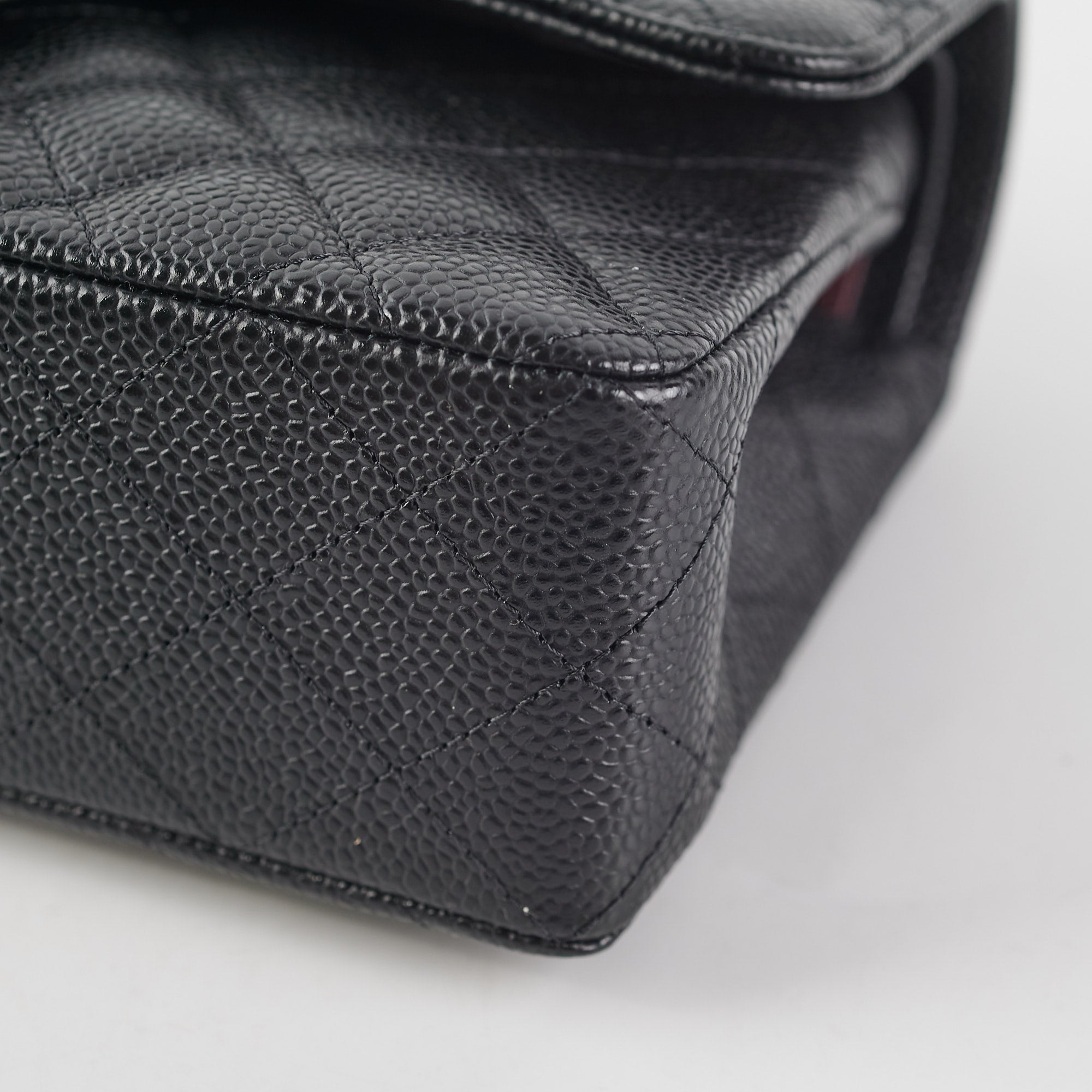 Chanel Small Caviar Classic Double Flap Bag with Gold Hardware - Authentic Black Leather Handbag (Microchipped, October 2022) | Luxury Crossbody Purse for Women, Perfect for Evening Events & Special Occasions