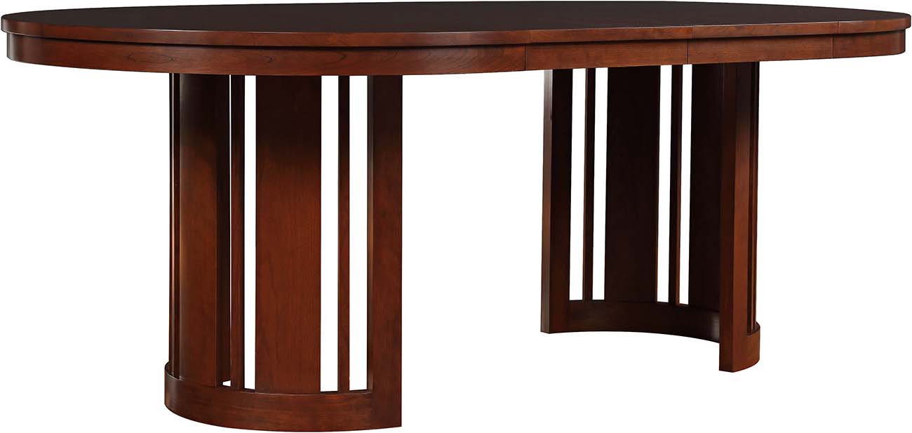 Park Slope Round Dining Table - Modern Wooden Kitchen Table for 4-6 People | Perfect for Small Spaces, Breakfast Nooks & Cozy Family Dinners