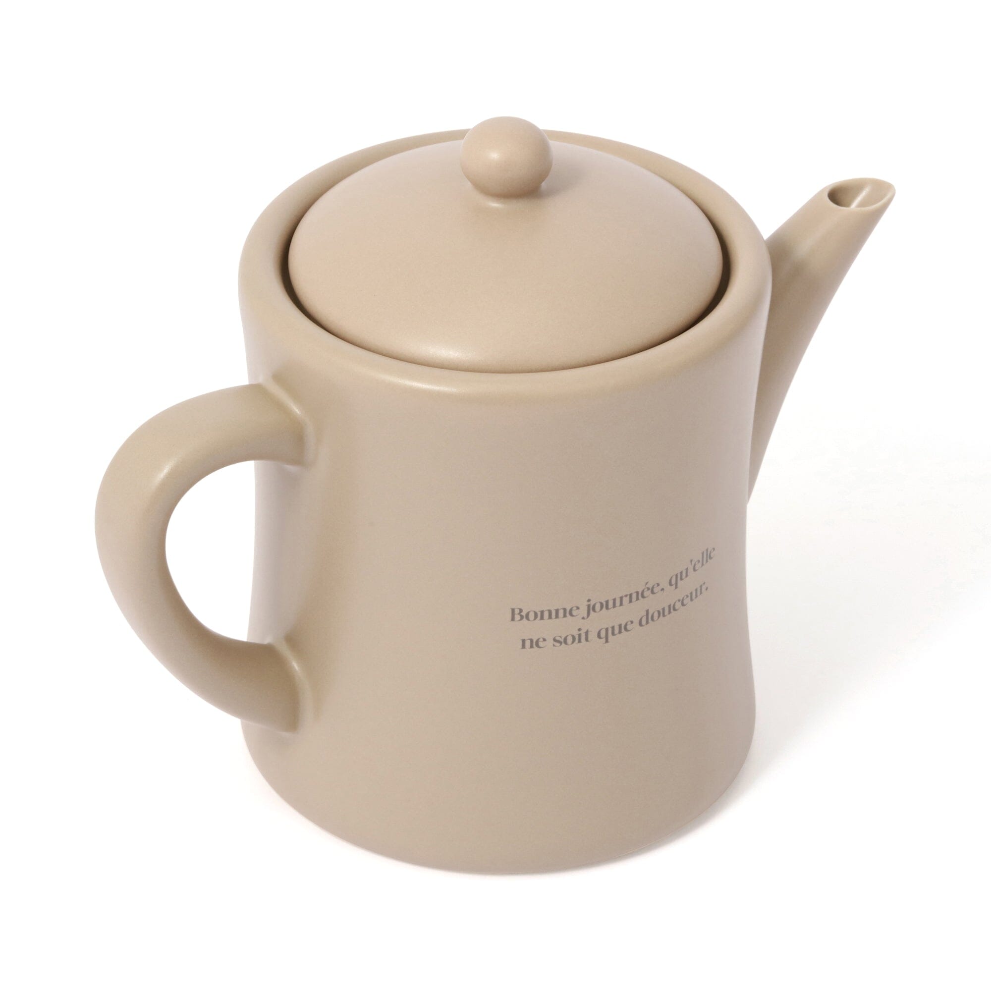 Premium Brown Ceramic Teapot for Coffee & Tea - Elegant & Durable for Home, Office, or Restaurant Use