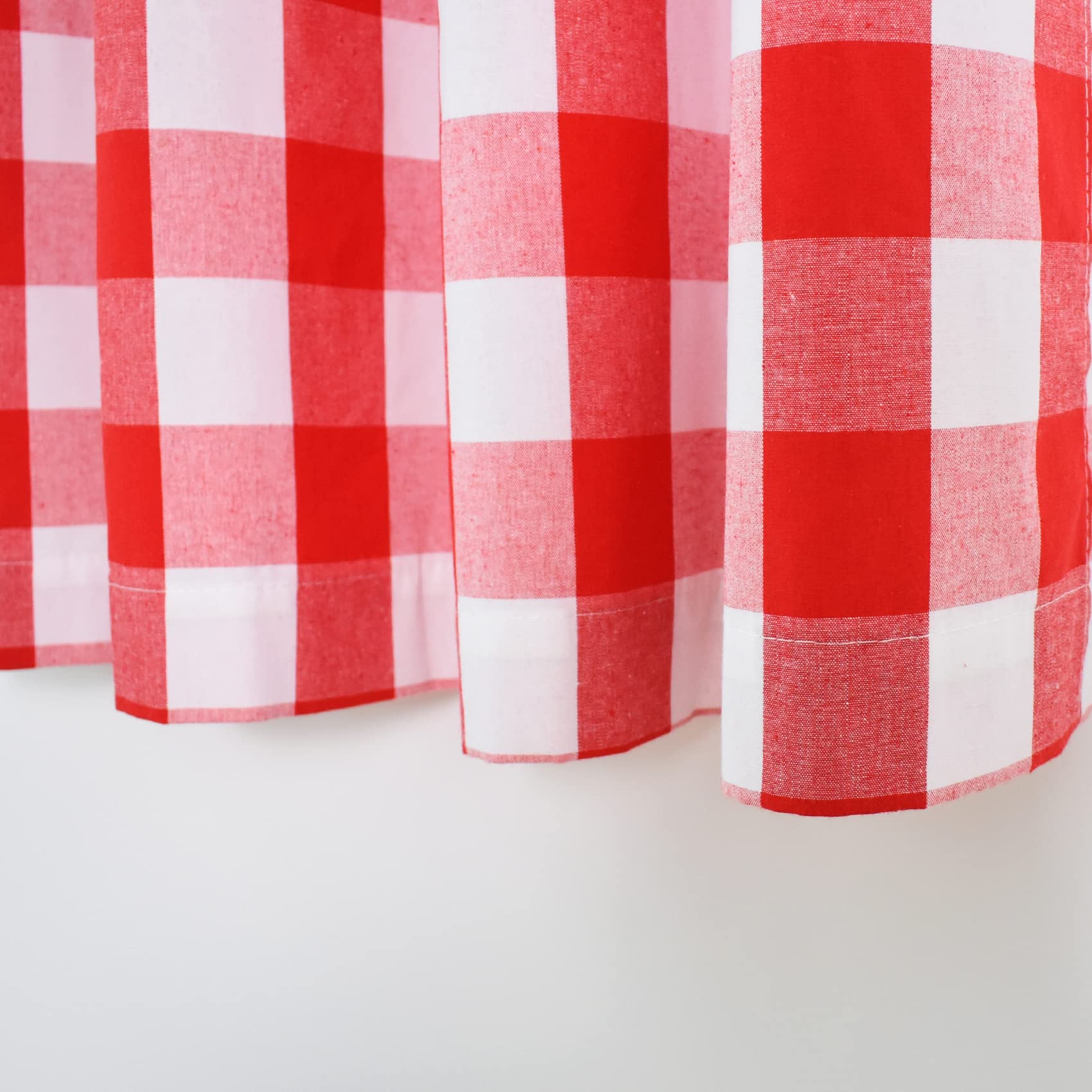 Buffalo Check Kitchen Curtains 36