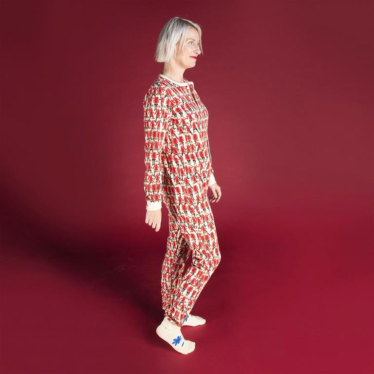 Arborist Unisex Adult Onesie - Marching Mountie Design | Comfortable & Fun Pajamas for Tree Care Professionals & Outdoor Enthusiasts | Perfect for Camping, Lounging & Costume Parties