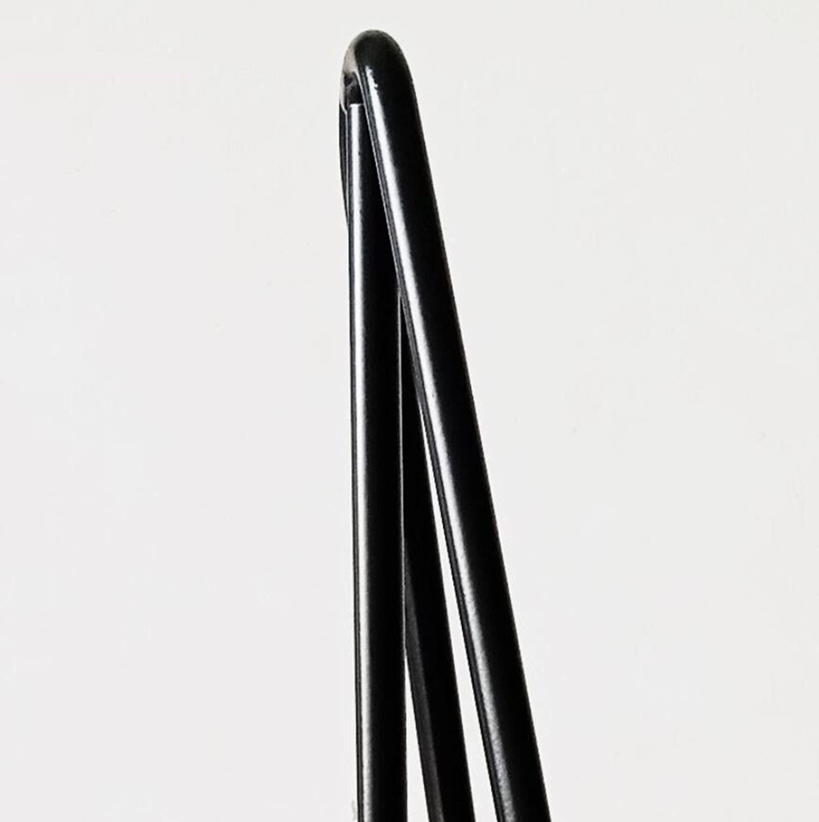 28 Inch Hairpin Table Legs - Heavy Duty Metal Industrial Furniture Legs for Coffee Tables, Modern Desks & Nightstands - Black (Set of 4, 4