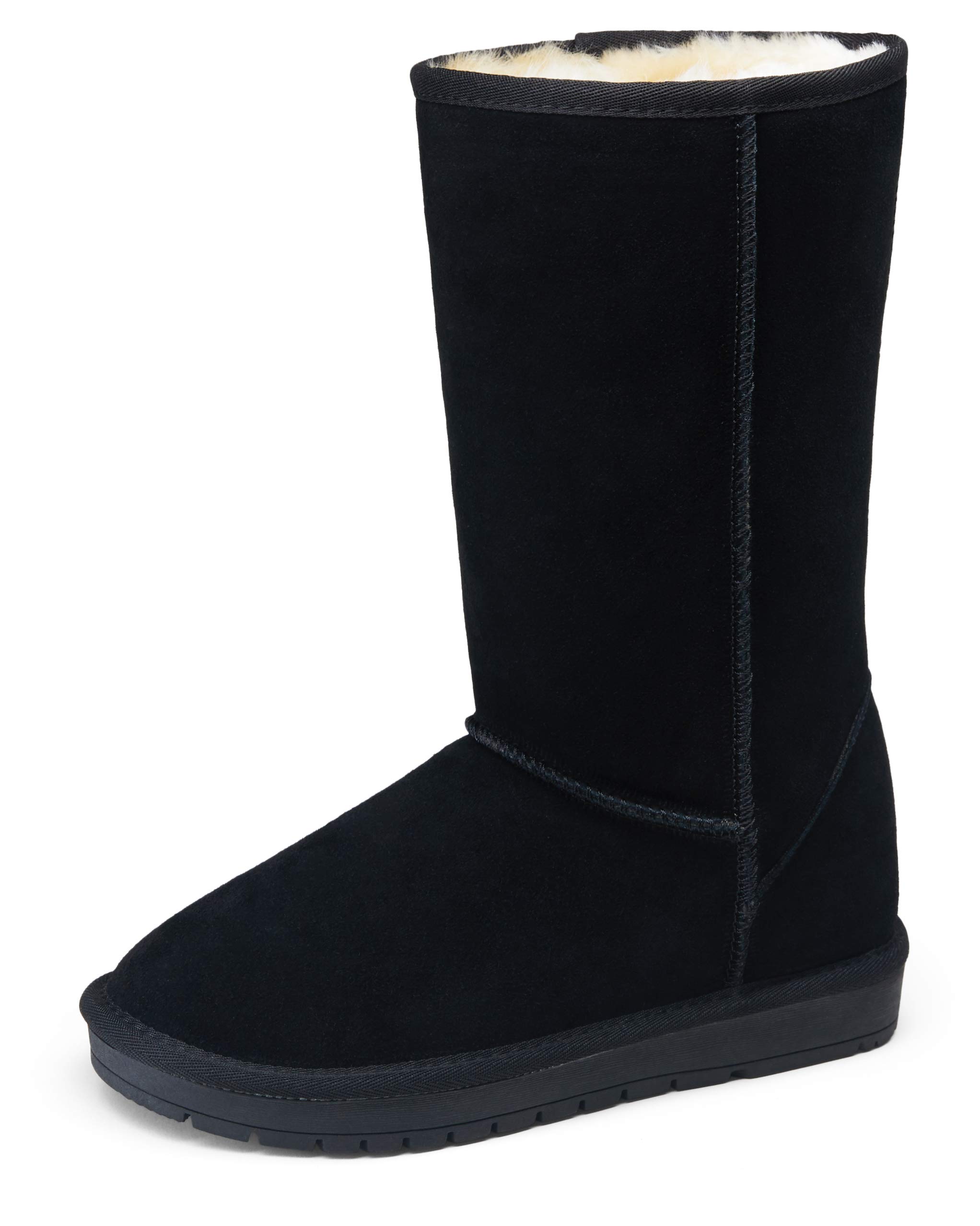 Vepose Women's Winter Boots - Suede Snow Booties with Warm Fleece Lining, Mid Calf to Knee High Waterproof Winter Boots for Women | Perfect for Snowy Days, Outdoor Activities & Cold Weather Fashion