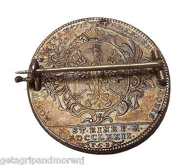 Authentic 1772 German States Frankfurt Am Main City View Thaler KM#251 Silver Coin - Rare Collectible for Coin Enthusiasts & History Buffs - Perfect for Display, Gifts & Investment