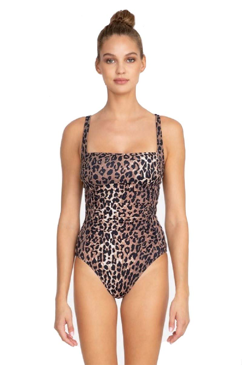 Johnny Was Vivianne Bandeau One Piece Swimsuit - Floral Print Multicolor Women's Bathing Suit CSW8920-N | Beach Vacation, Pool Party, Summer Getaway