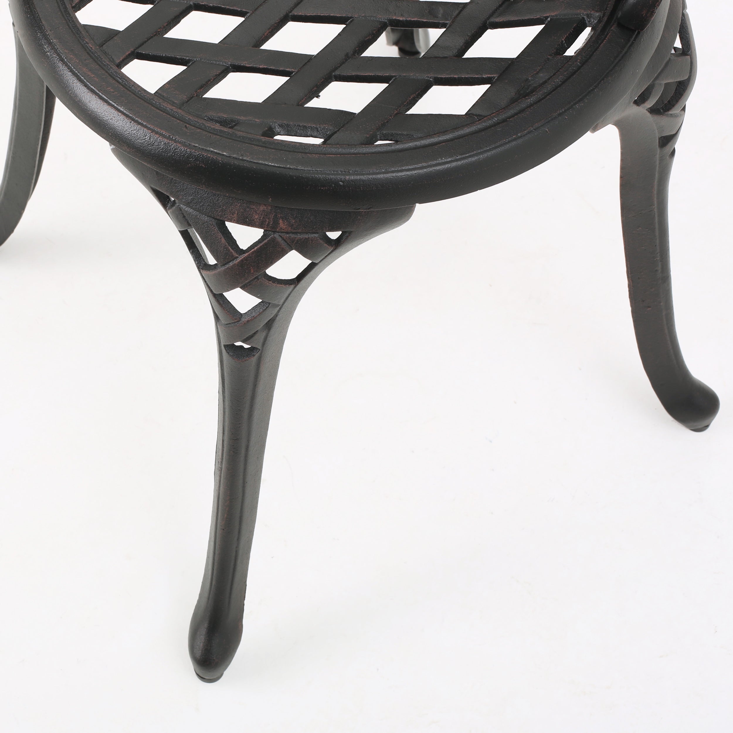 Premium Bistro Set with Metal Frame - Outdoor Patio Dining Furniture for Garden, Poolside & Backyard Relaxation
