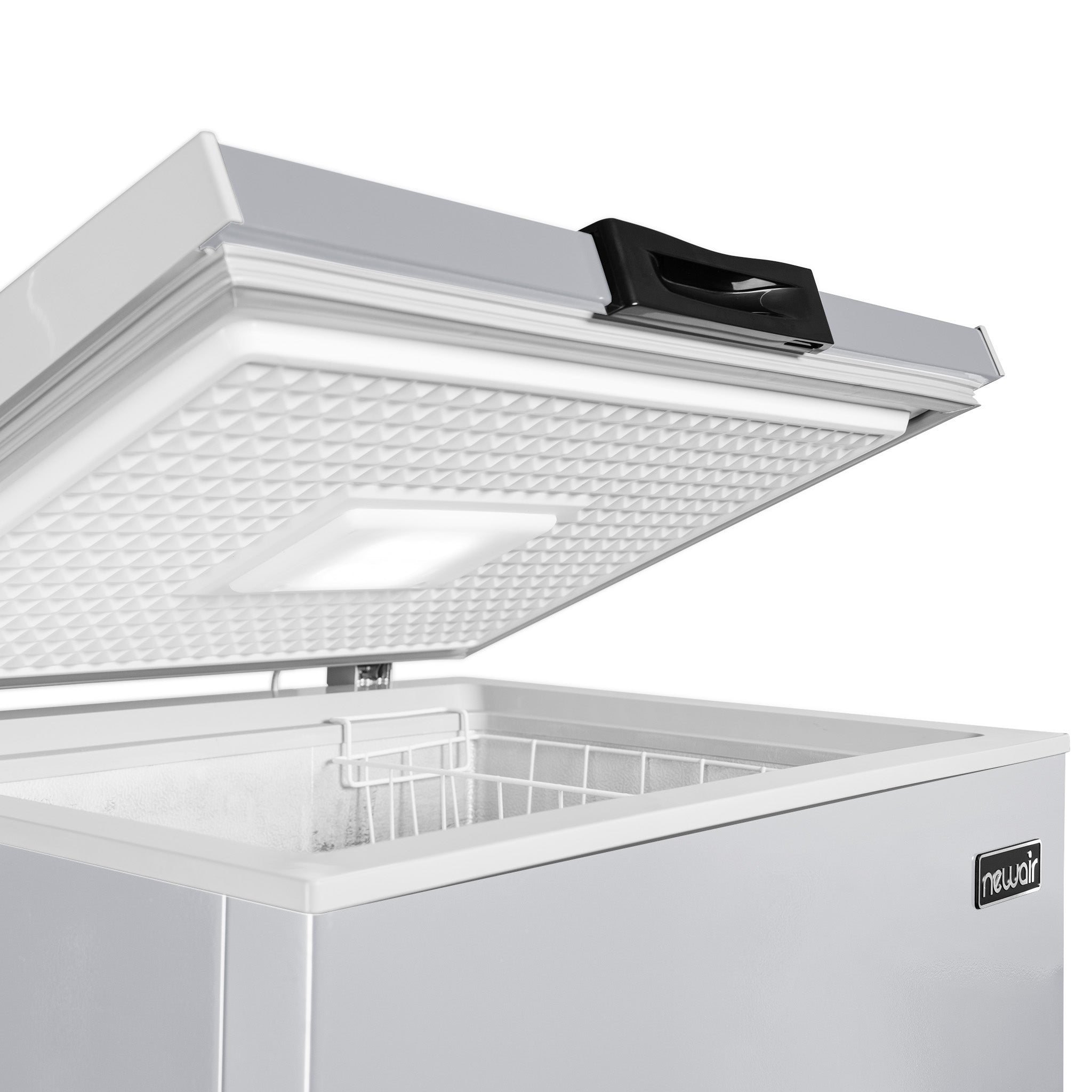 Newair® 5 Cu. Ft. Mini Deep Chest Freezer - Compact & Energy Efficient, Cool Gray - Perfect for Home, Garage, Basement, or Small Business Storage