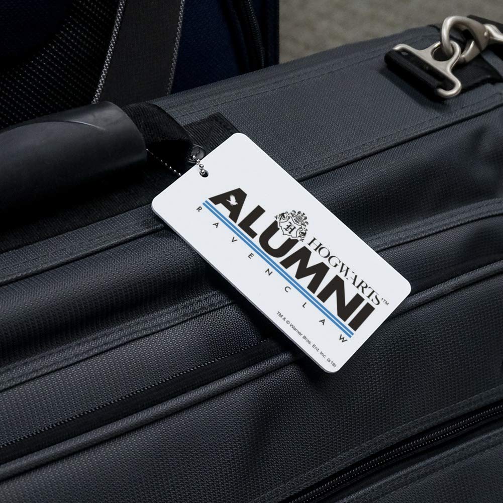 Harry Potter Ravenclaw Alumni Luggage Tag - Waterproof Suitcase ID Card for Carry-On Bags - Perfect for Travel, Cosplay & Harry Potter Fans