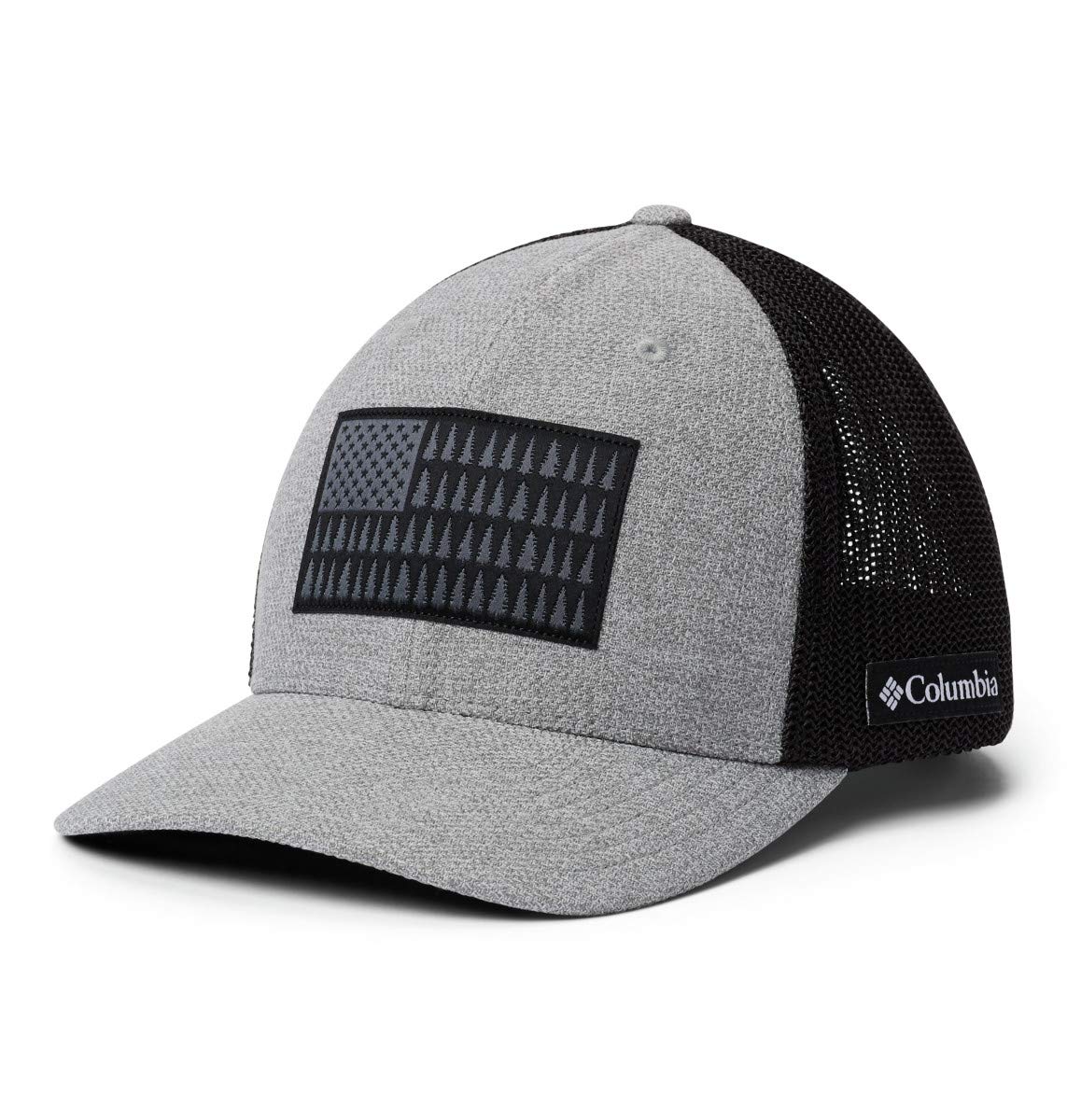 Columbia Tree Flag Mesh Ball Cap - High Crown Adjustable Baseball Hat for Men & Women - Patriotic Outdoor Hiking, Camping, Fishing Gear Accessories