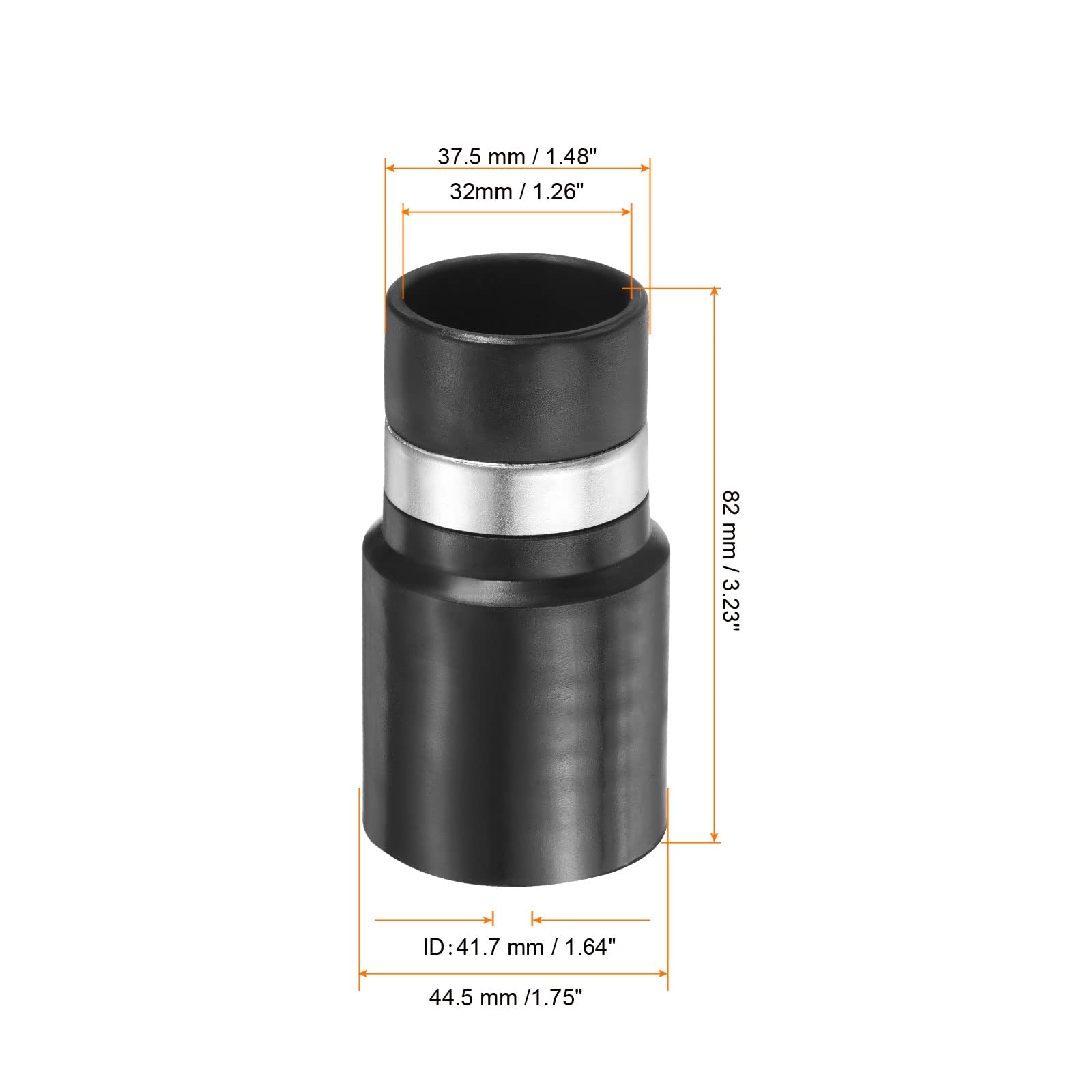 PATIKIL 42mm to 32mm Vacuum Hose Adapter for Wet/Dry Cleaners - Home & Workshop Use