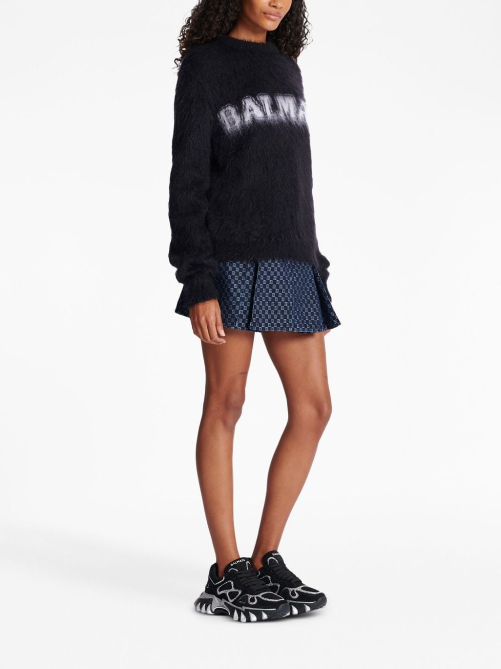 Balmain Black Sweaters for Women - Luxury Knitwear for Fall & Winter Fashion | Perfect for Casual Outfits & Office Wear