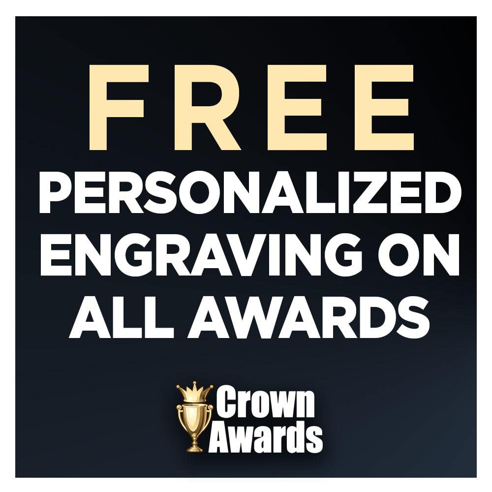 Custom Employee of the Month Plaque - 6x8 Silver Trophy on Walnut Wood | Office Recognition Award