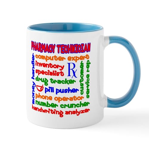 White/Blue Inside - Pharmacy Technician Mug