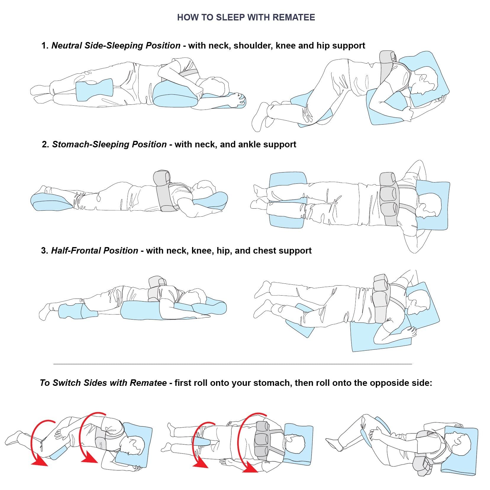Anti-Snore Bumper Belt for Adults - Adjustable Stop Snoring Aid with Comfortable Strap - Perfect for Side Sleepers & Snore Relief at Night