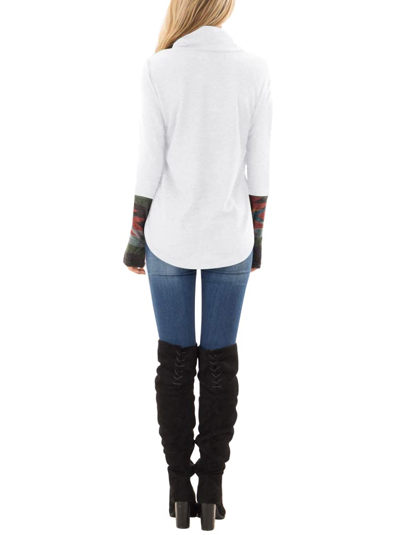 PrinStory Women's Long Sleeve Color Block Pullover Hoodie - Casual Sweatshirt for Fall 2023 | Cozy Loungewear, Streetwear Fashion & Autumn Outfits