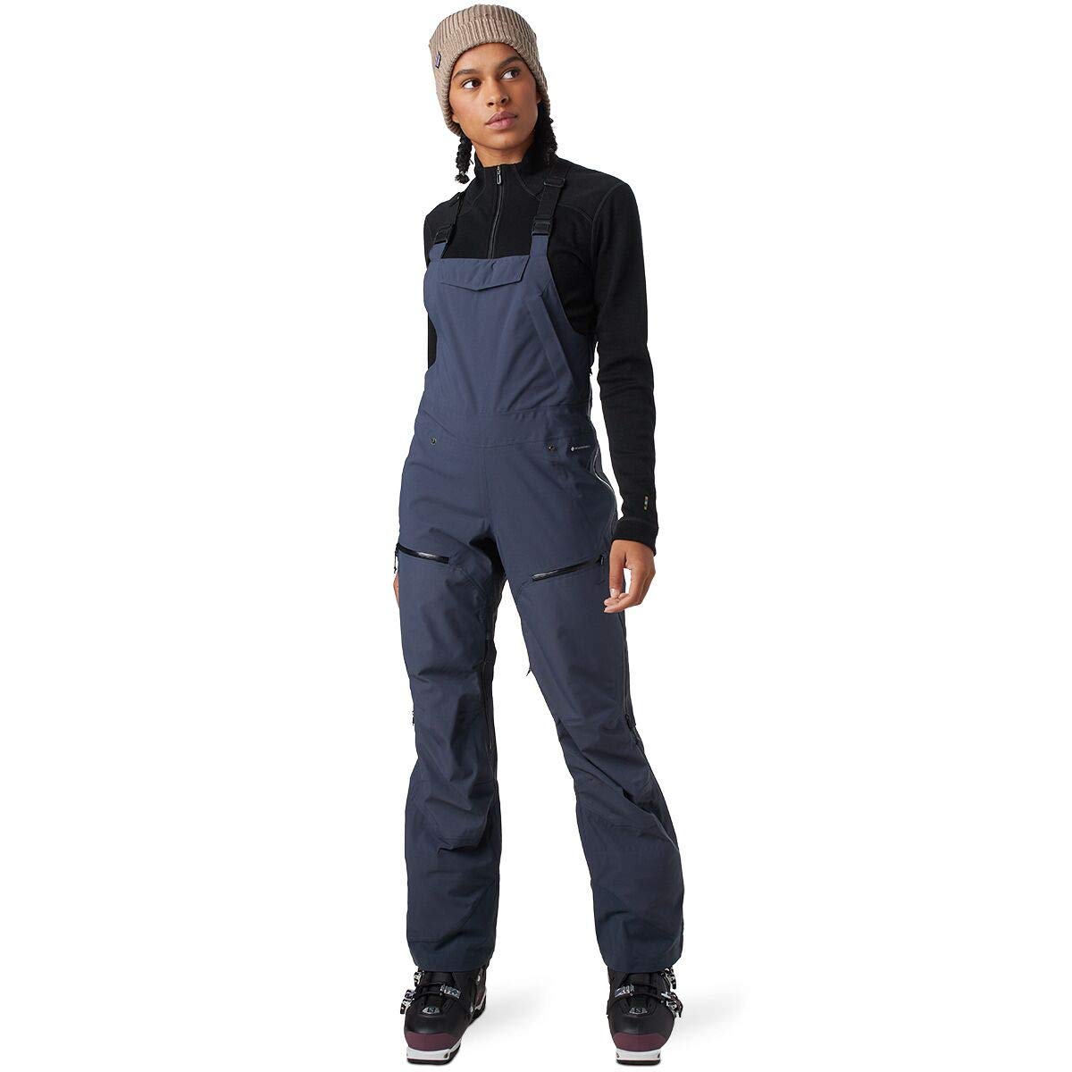 Flylow Women's Moxie Bib Waterproof Breathable Ski Pants - Insulated Winter Snowboard Bib Overalls for Cold Weather & Mountain Adventures
