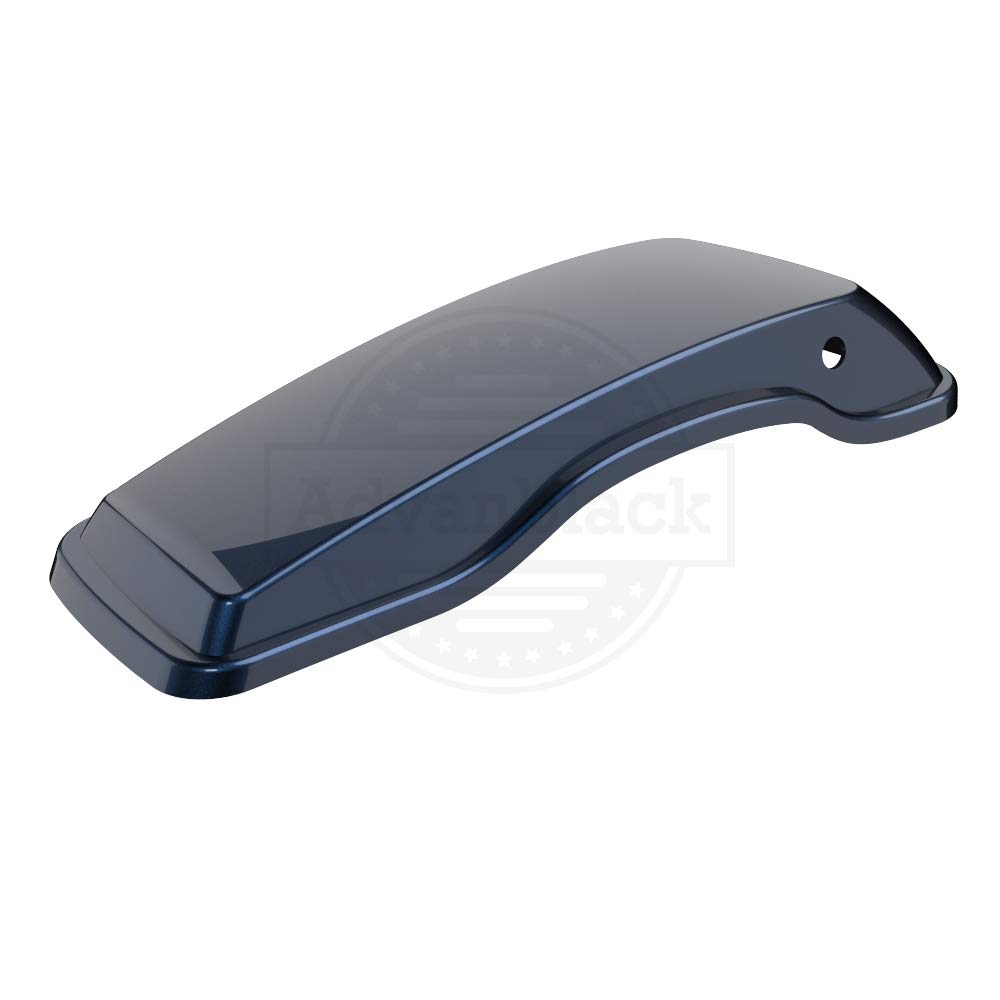 Premium Moto Onfire Saddlebag Lids for Harley Touring, Street Glide & Road Glide Special (2014-2020) - Midnight Blue | Durable Motorcycle Luggage Accessories for Long Rides & Road Trips
