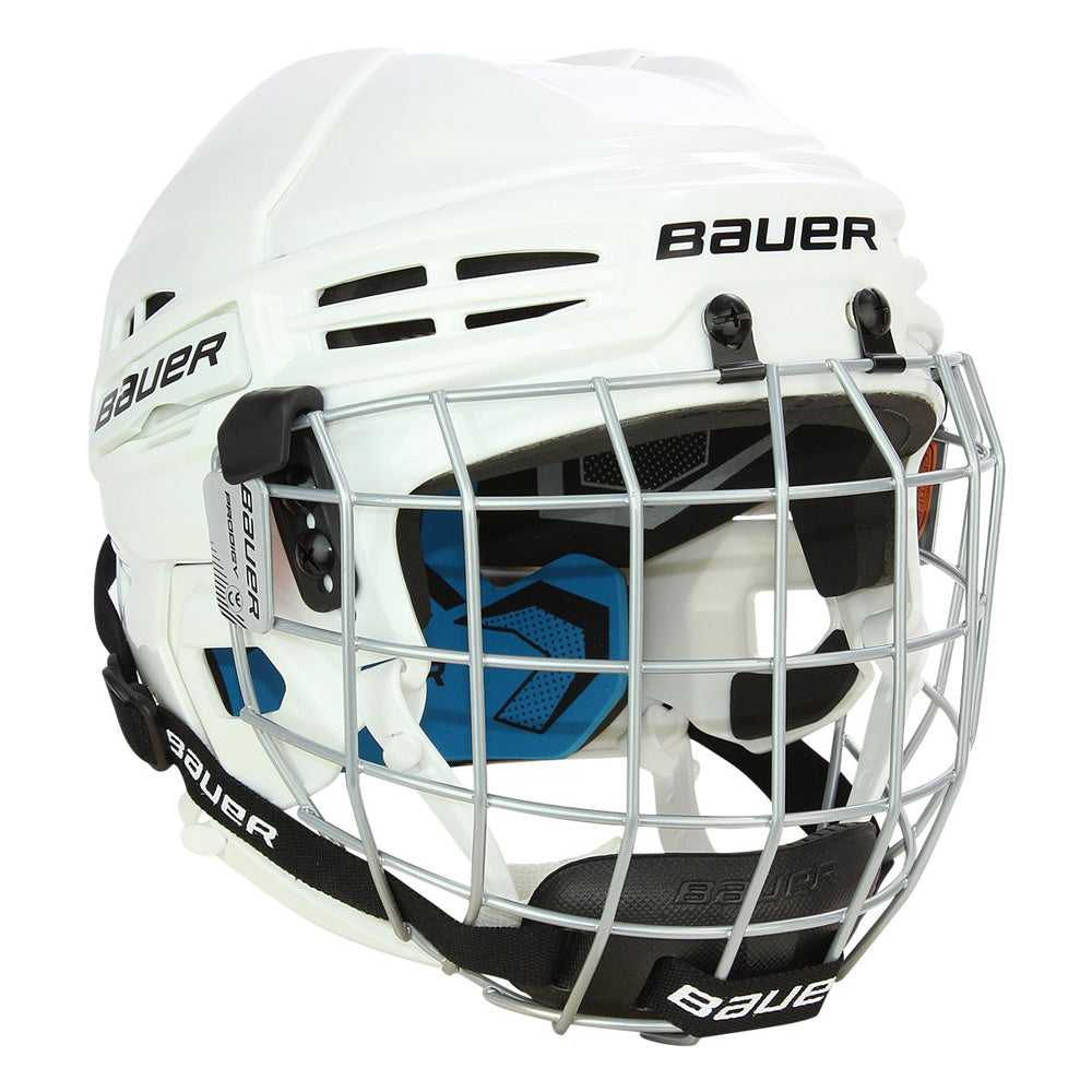 Bauer Prodigy Junior Hockey Helmet - Lightweight & Adjustable for Youth Players - Perfect for Ice Hockey, Street Hockey & Training Sessions