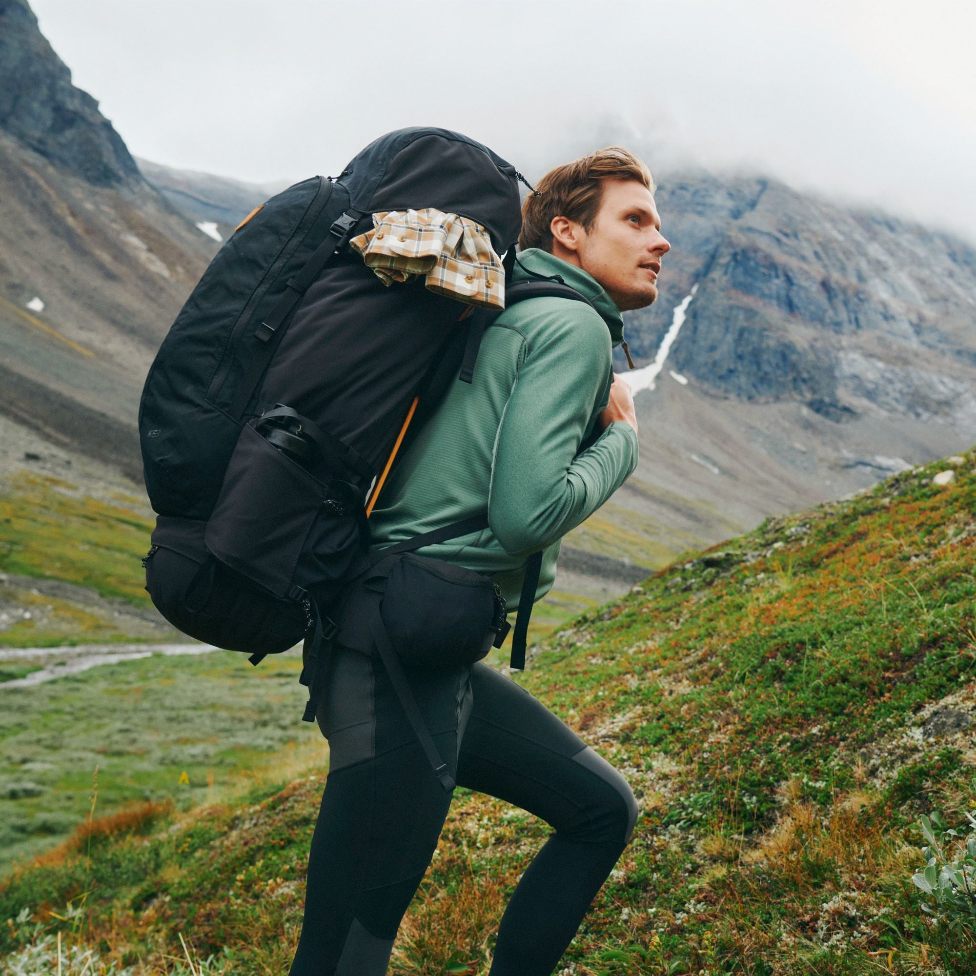 Men's Abisko Trail Fleece Jacket - Lightweight Hiking & Outdoor Fleece for Camping, Backpacking & Cold Weather Activities