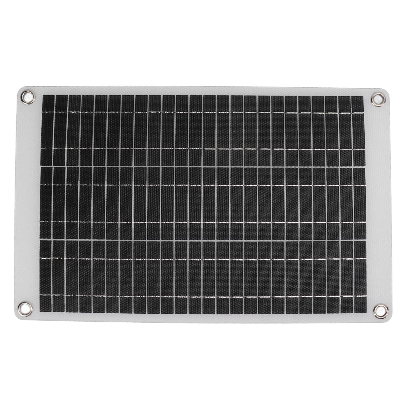High Efficiency 15W 12V Solar Panel Battery Charger - Polycrystalline Silicon Solar Car Charger for Phones | Perfect for Camping, Hiking & Emergency Power Backup
