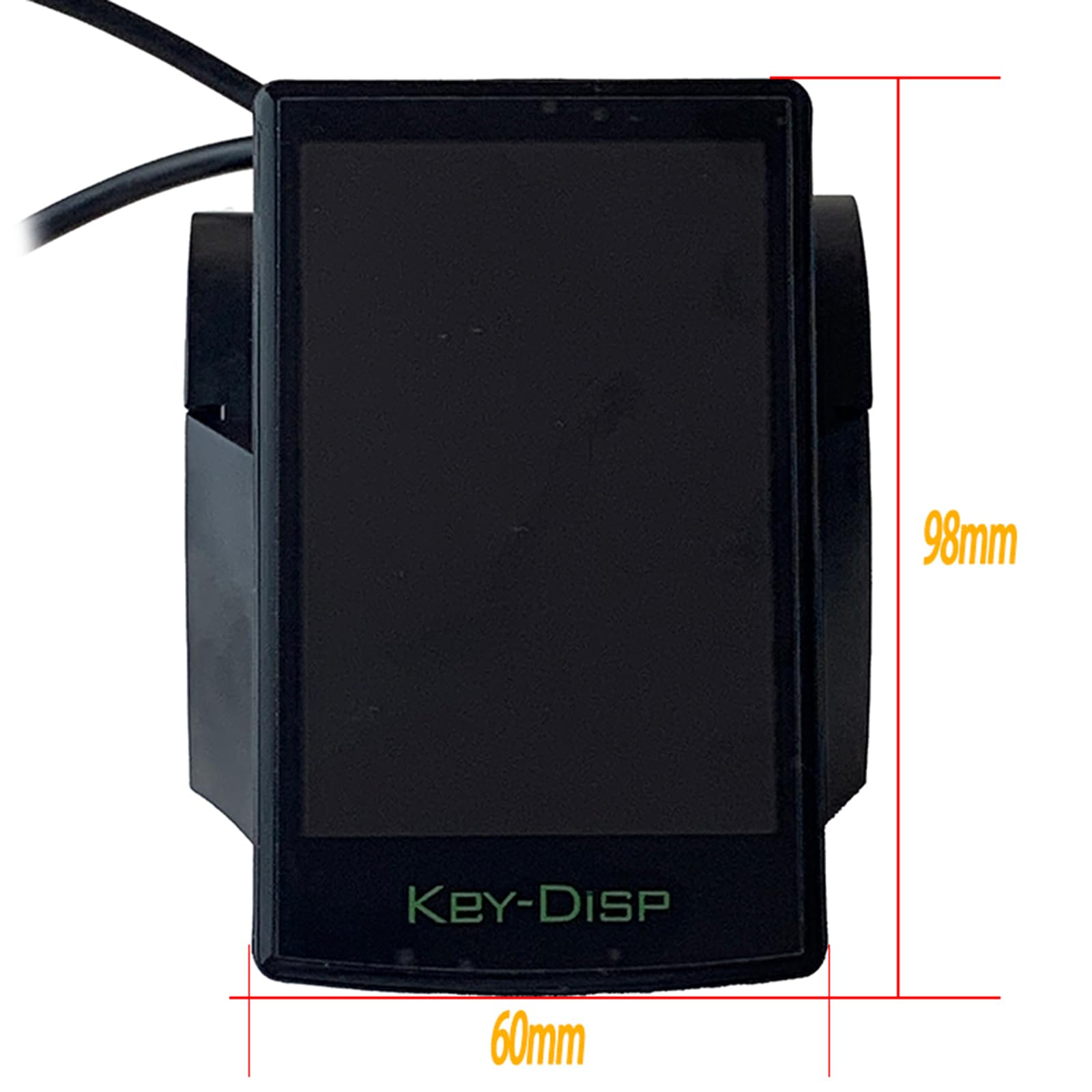NULKOMMA Electric Bike LCD Display Meter Key-DISP KD718 - 36V/48V TFT Speedometer for E-Bike & Scooter - Waterproof E-Bike Computer Conversion Kit - Perfect for Commuting, Off-Road & City Riding